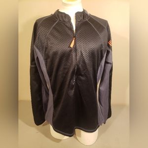 Warm R Freeze Out Long Sleeve Jacket Zipped Gilet Black/Grey XL Motorcycle